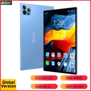 BDF 10.1 Inch Tablet Android 11, 4GB RAM 64GB ROM,1TB Expand