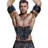 USB Rechargeable Abdominal Muscle Trainer Portable Abdominal Muscle Massager Electronic Training Belt Exercise Fitness Equipment Smart Massagers Smart Shop
