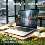 2026 New 14.1 Inch FHD Ultra Slim Laptop Intel Core i9-9900 Processor Windows 11 16GB 32GB Portable Business Office Noteboo Smart Laptops Smart Shop
