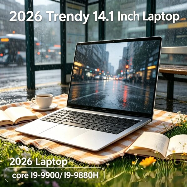 2026 New 14.1 Inch FHD Ultra Slim Laptop Intel Core i9-9900 Processor Windows 11 16GB 32GB Portable Business Office Noteboo Smart Laptops Smart Shop