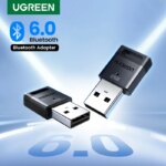 USB Bluetooth Adapter, Bluetooth 6.0 Dongle for PC Windows 11/10/8.1, Bluetooth Receiver & Transmitter for Keyboard/Mouse Network Devices Smart Shop
