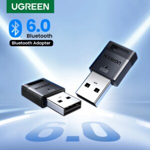 USB Bluetooth Adapter, Bluetooth 6.0 Dongle for PC Windows 11/10/8.1, Bluetooth Receiver & Transmitter for Keyboard/Mouse Network Devices Smart Shop