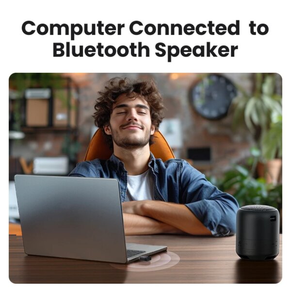 USB Bluetooth Adapter, Bluetooth 6.0 Dongle for PC Windows 11/10/8.1, Bluetooth Receiver & Transmitter for Keyboard/Mouse Network Devices Smart Shop
