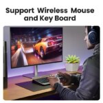 USB Bluetooth Adapter, Bluetooth 6.0 Dongle for PC Windows 11/10/8.1, Bluetooth Receiver & Transmitter for Keyboard/Mouse Network Devices Smart Shop