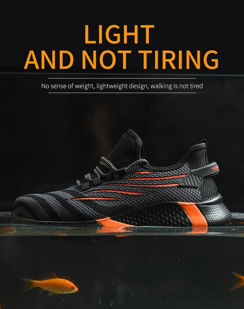 Men Work Safety Shoes Anti-puncture Protective Shoes Men Indestructible Work Shoes Men Boots Lightweight Breathable Safety Boots Men Work Safety Shoes Anti-puncture Protective Shoes Men Indestructible Work Shoes Men Boots Lightweight Breathable Safety Boots