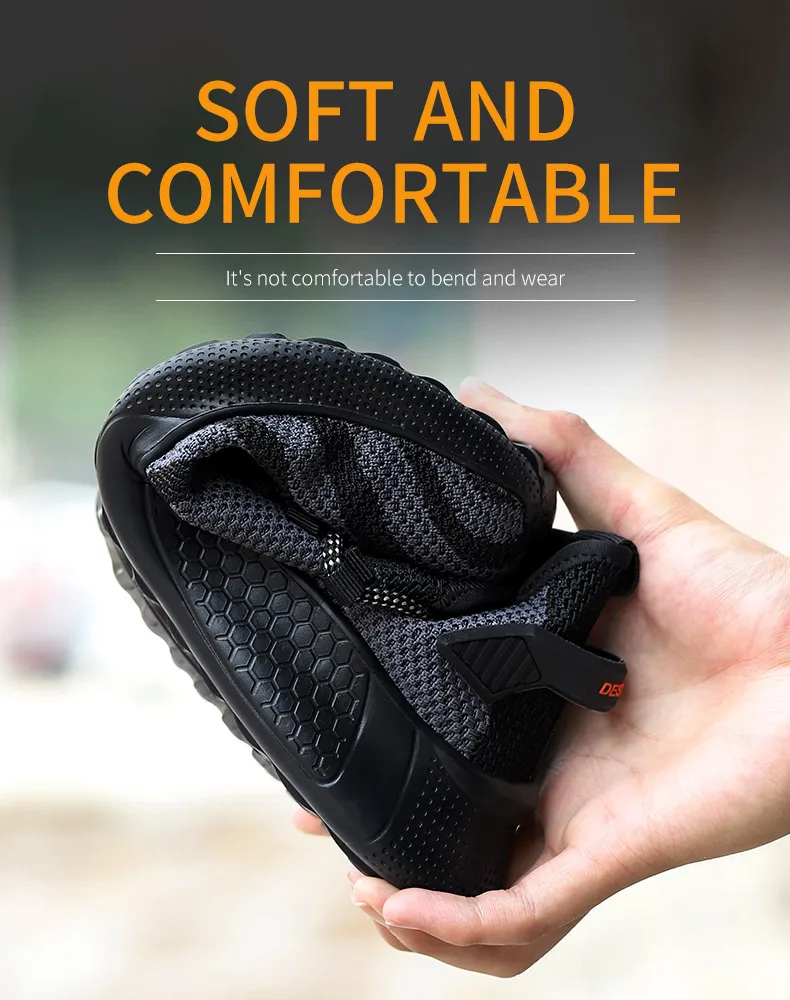 Men Work Safety Shoes Anti-puncture Protective Shoes Men Indestructible Work Shoes Men Boots Lightweight Breathable Safety Boots Men Work Safety Shoes Anti-puncture Protective Shoes Men Indestructible Work Shoes Men Boots Lightweight Breathable Safety Boots