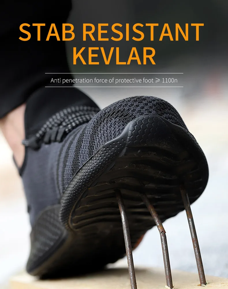 Men Work Safety Shoes Anti-puncture Protective Shoes Men Indestructible Work Shoes Men Boots Lightweight Breathable Safety Boots Men Work Safety Shoes Anti-puncture Protective Shoes Men Indestructible Work Shoes Men Boots Lightweight Breathable Safety Boots