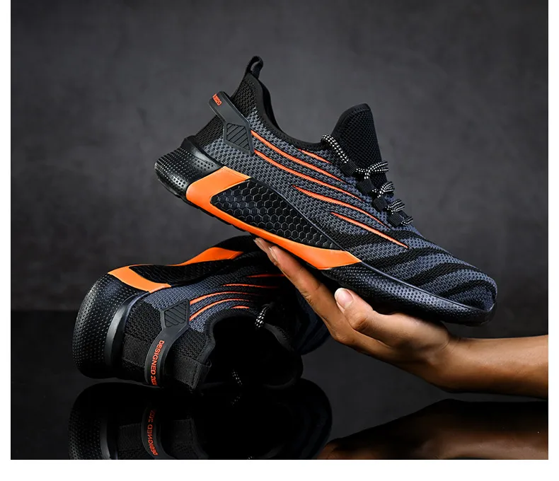 Men Work Safety Shoes Anti-puncture Protective Shoes Men Indestructible Work Shoes Men Boots Lightweight Breathable Safety Boots Men Work Safety Shoes Anti-puncture Protective Shoes Men Indestructible Work Shoes Men Boots Lightweight Breathable Safety Boots