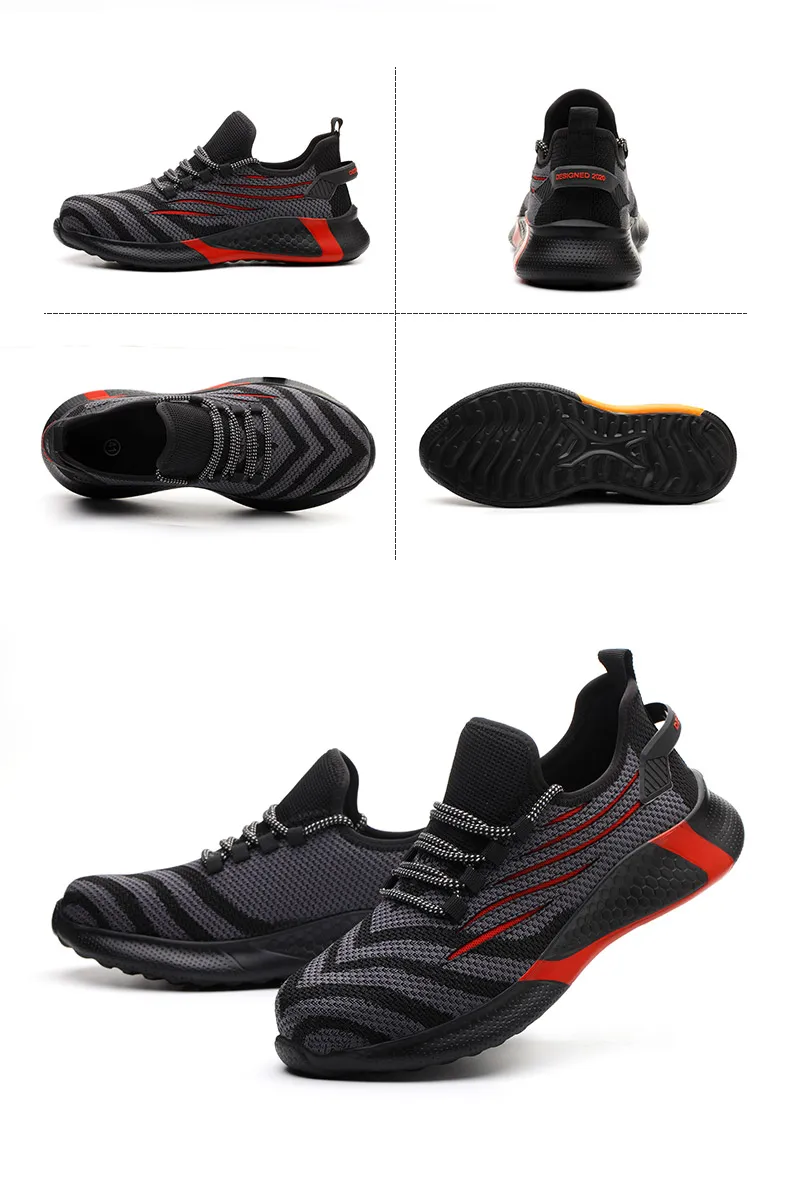 Men Work Safety Shoes Anti-puncture Protective Shoes Men Indestructible Work Shoes Men Boots Lightweight Breathable Safety Boots Men Work Safety Shoes Anti-puncture Protective Shoes Men Indestructible Work Shoes Men Boots Lightweight Breathable Safety Boots