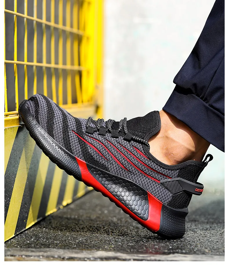 Men Work Safety Shoes Anti-puncture Protective Shoes Men Indestructible Work Shoes Men Boots Lightweight Breathable Safety Boots Men Work Safety Shoes Anti-puncture Protective Shoes Men Indestructible Work Shoes Men Boots Lightweight Breathable Safety Boots