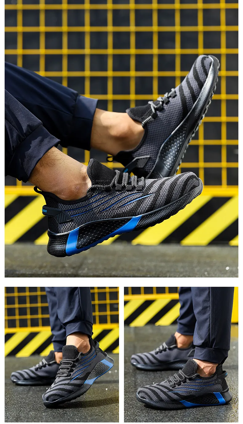 Men Work Safety Shoes Anti-puncture Protective Shoes Men Indestructible Work Shoes Men Boots Lightweight Breathable Safety Boots Men Work Safety Shoes Anti-puncture Protective Shoes Men Indestructible Work Shoes Men Boots Lightweight Breathable Safety Boots