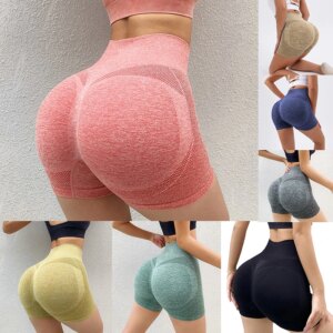 Women Shorts Sports For Women New Cycling Jogging Fitness High Waist Push Up Gym Shorts Leggings Women Yoga Clothing Fashion Smart Shop