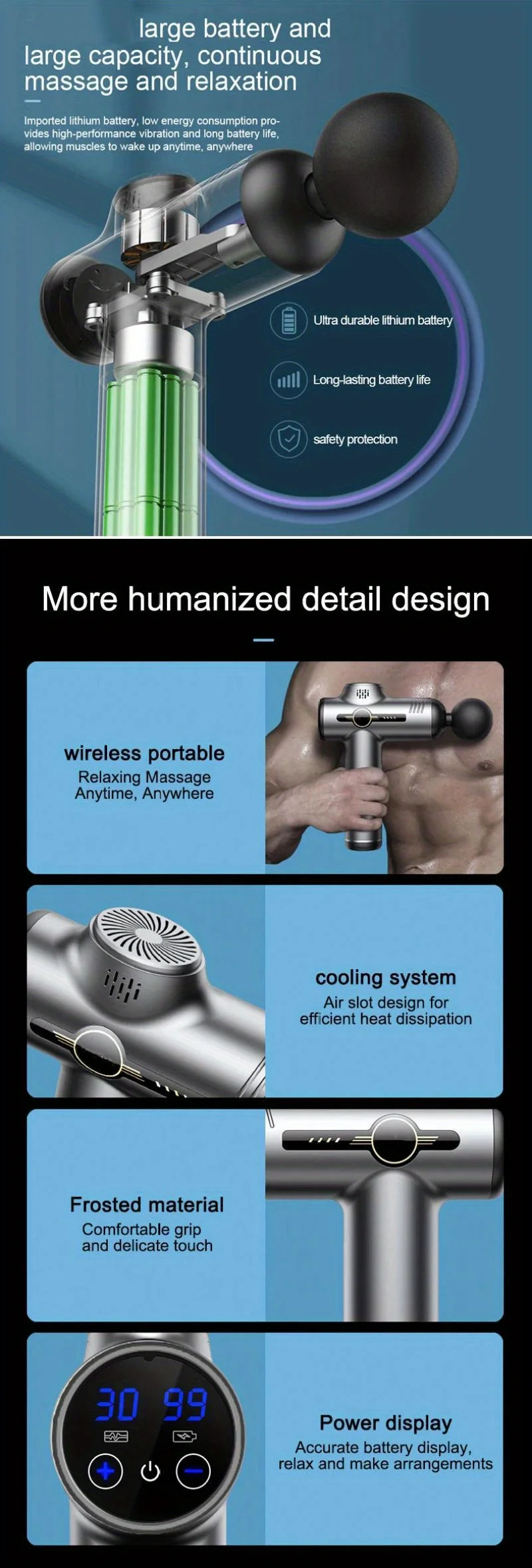 99 Speed Professional Muscle Massage Gun Massager Massager for Neck and Back Massage Instrument Dropshipping Fitness Equipment 99 Speed Professional Muscle Massage Gun Massager Massager for Neck and Back Massage Instrument Dropshipping Fitness Equipment