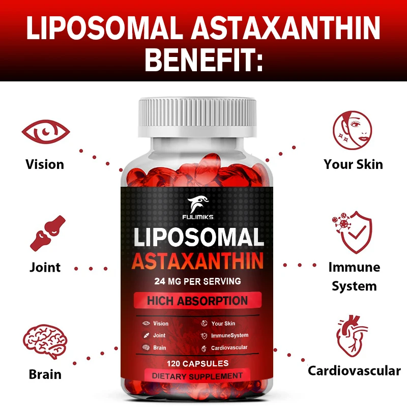 Astaxanthin Capsules, Supports Eye, Skin, Joint, Heart & Cardiovascular Health, Immune, Antioxidant, Accelerates Metabolism Astaxanthin Capsules, Supports Eye, Skin, Joint, Heart & Cardiovascular Health, Immune, Antioxidant, Accelerates Metabolism