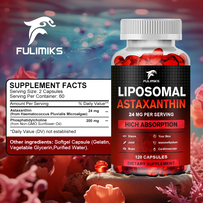 Astaxanthin Capsules, Supports Eye, Skin, Joint, Heart & Cardiovascular Health, Immune, Antioxidant, Accelerates Metabolism Astaxanthin Capsules, Supports Eye, Skin, Joint, Heart & Cardiovascular Health, Immune, Antioxidant, Accelerates Metabolism