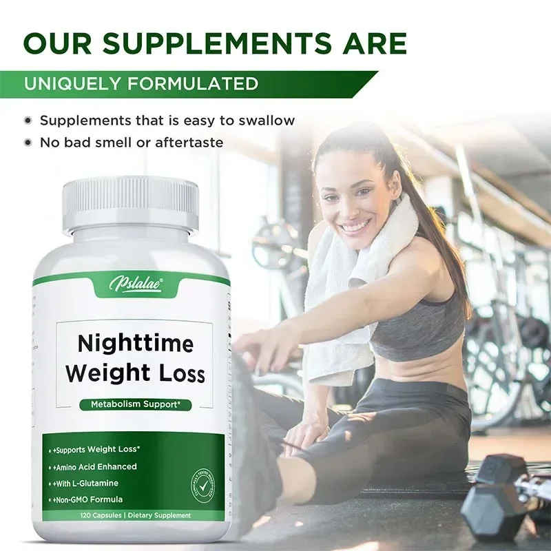 Nighttime Weight Loss Supplements - Appetite Suppressant, Burns Fat, Improves Digestion, Promotes Sleep and Relaxation