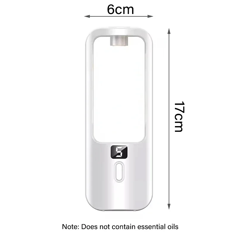 50ml Wall Mounted Aroma Diffuser Essential Oils Diffuser with Time Setting Air Purifying Fragrance Diffusing For Bedroom Toilet