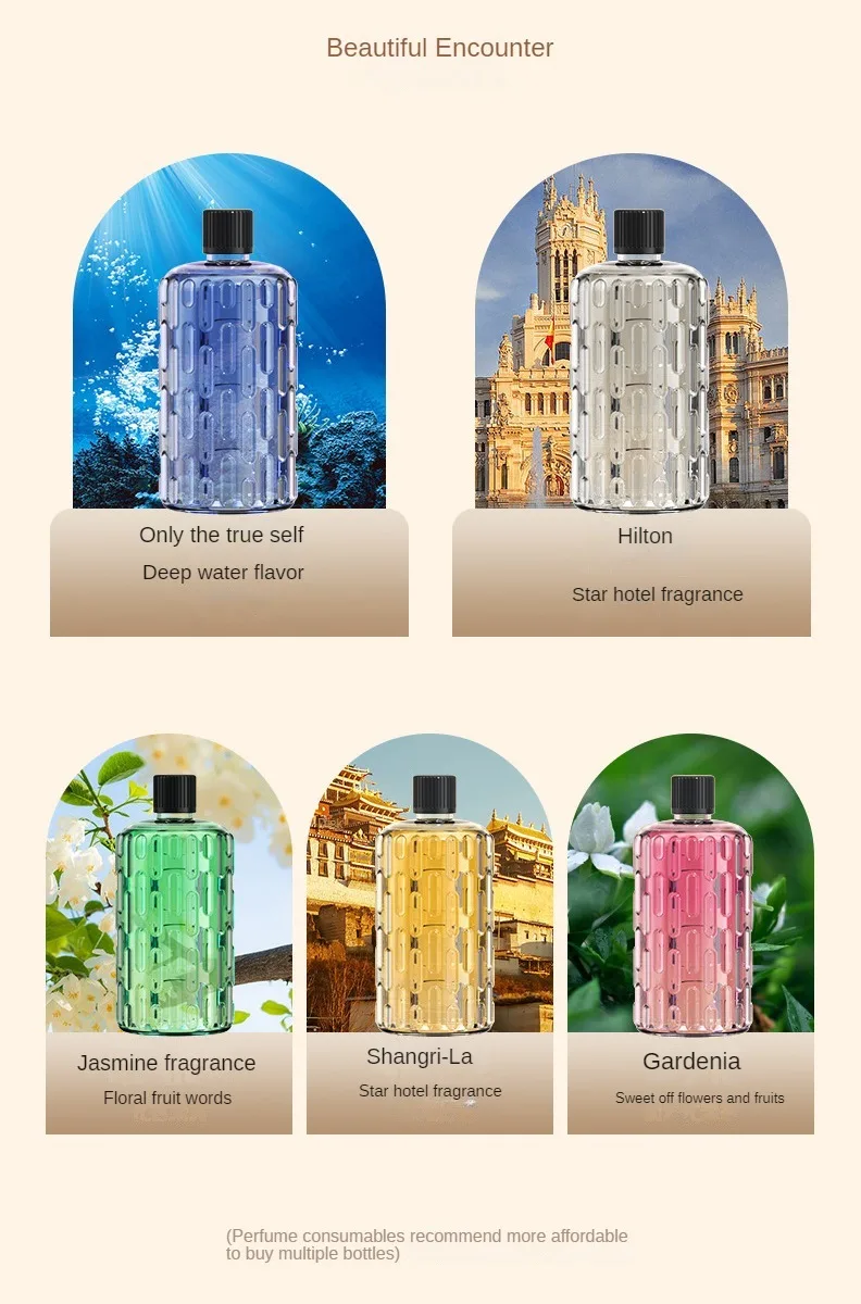50ml Wall Mounted Aroma Diffuser Essential Oils Diffuser with Time Setting Air Purifying Fragrance Diffusing For Bedroom Toilet