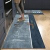 Non-slip Kitchen Mat, Long Crystal Carpet