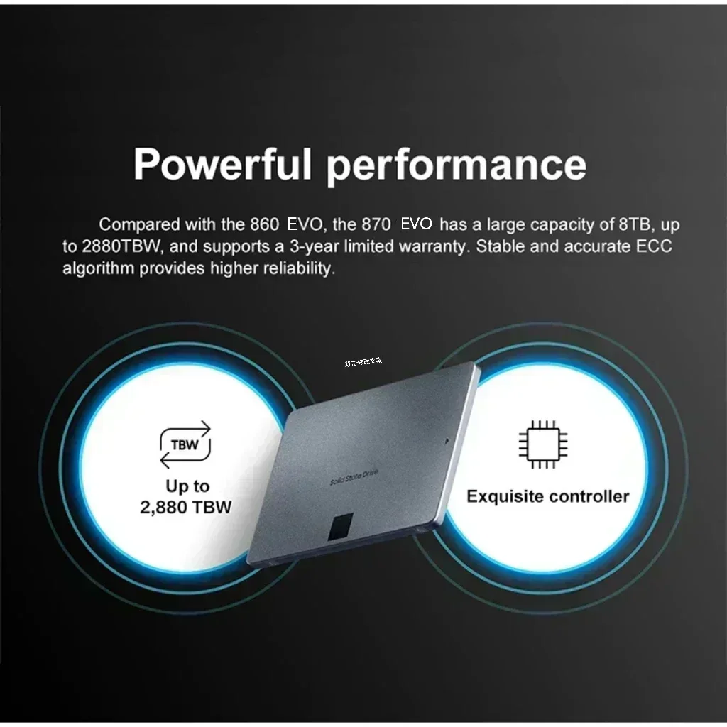 Lenovo 870 EVO Internal Solid State Drive SSD 1TB 2TB 4TBSATA3 2.5 Inch High Speed Hard Disk for Laptop Desktop Microcomputer PC