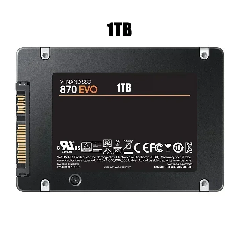 Lenovo 870 EVO Internal Solid State Drive SSD 1TB 2TB 4TBSATA3 2.5 Inch High Speed Hard Disk for Laptop Desktop Microcomputer PC