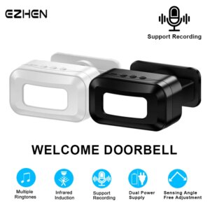 Infrared Doorbell, Wireless Motion Detector Alarm