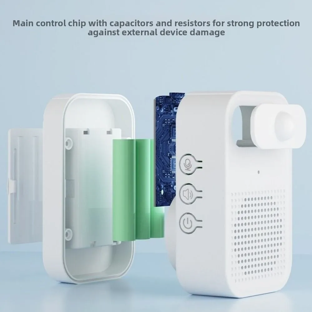 Infrared Sensor Welcome Doorbell Recording Function Wireless Door Greeter Sensor Alarm Anti-theft Smart Door Bell Chime Infrared Sensor Welcome Doorbell Recording Function Wireless Door Greeter Sensor Alarm Anti-theft Smart Door Bell Chime