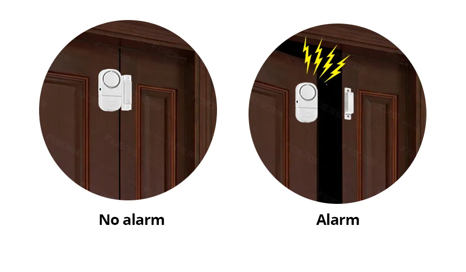 KERUI Independent Door Sensor Magnetic Sensor Wireless Home Window Door Entry Anti Thief Security Alarm 90dB KERUI Independent Door Sensor Magnetic Sensor Wireless Home Window Door Entry Anti Thief Security Alarm 90dB