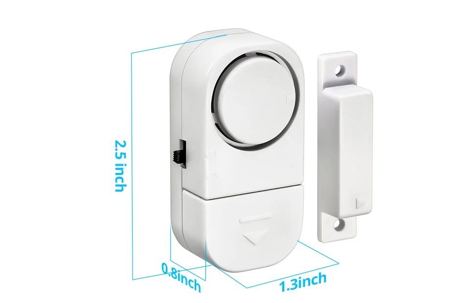 KERUI Independent Door Sensor Magnetic Sensor Wireless Home Window Door Entry Anti Thief Security Alarm 90dB KERUI Independent Door Sensor Magnetic Sensor Wireless Home Window Door Entry Anti Thief Security Alarm 90dB