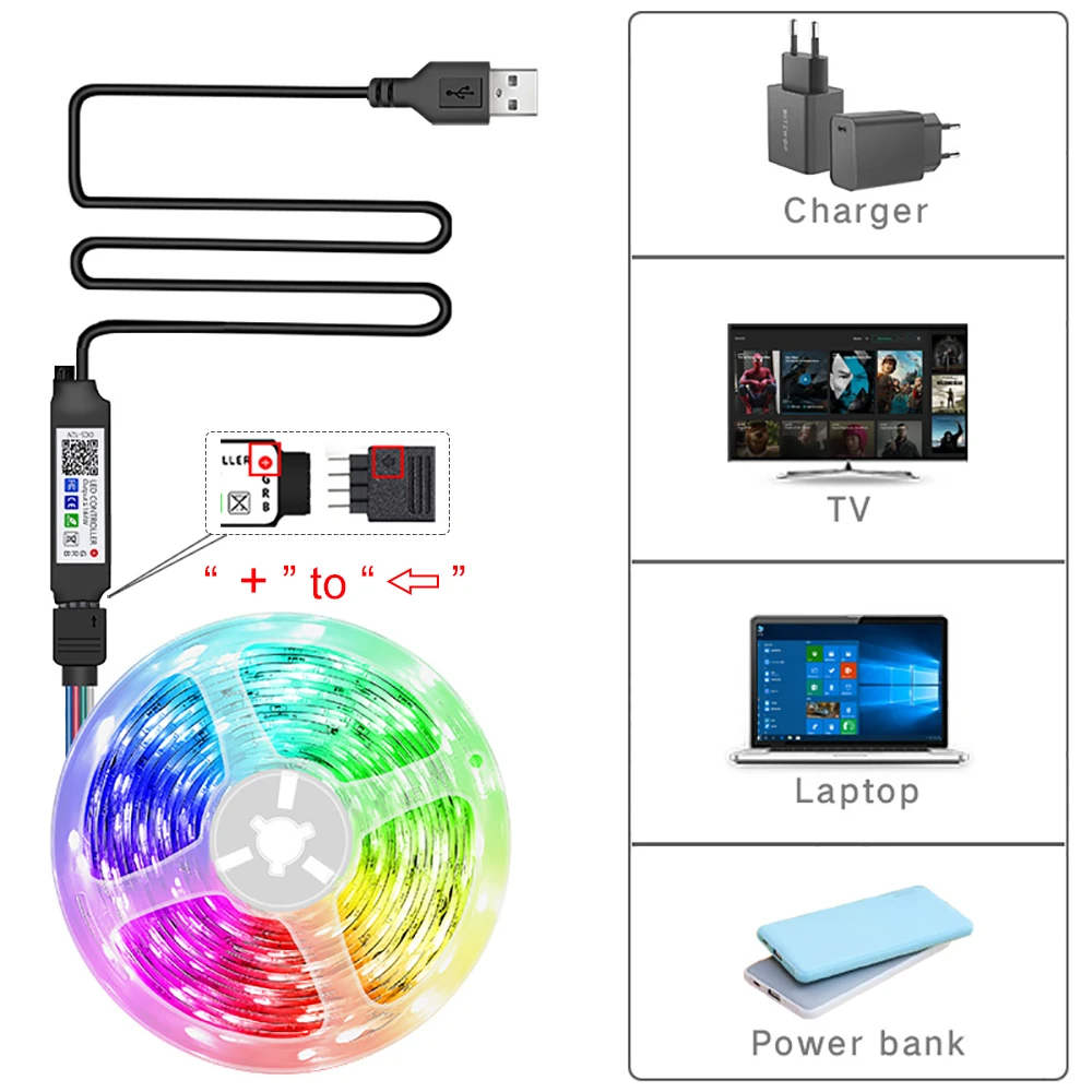 RGB Led Strip Lights 5m 10m 20m 30m Led Room Light with APP Control Flexible Ribbon Luces Led Tape for Room Bedroom Decoration RGB Led Strip Lights 5m 10m 20m 30m Led Room Light with APP Control Flexible Ribbon Luces Led Tape for Room Bedroom Decoration