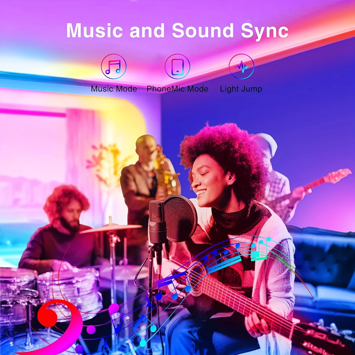 RGB Led Strip Lights 5m 10m 20m 30m Led Room Light with APP Control Flexible Ribbon Luces Led Tape for Room Bedroom Decoration RGB Led Strip Lights 5m 10m 20m 30m Led Room Light with APP Control Flexible Ribbon Luces Led Tape for Room Bedroom Decoration