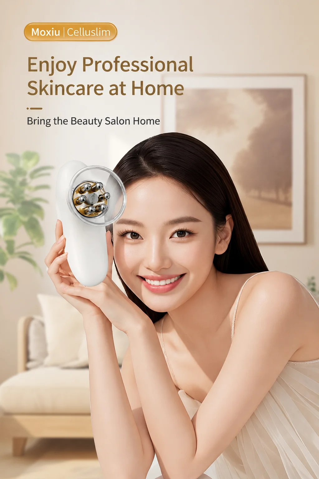 New German Negative Pressure Slimming Massager, Facial Lifting Device, Body Firming Massager, Skin Nutrition Infusion Instrument