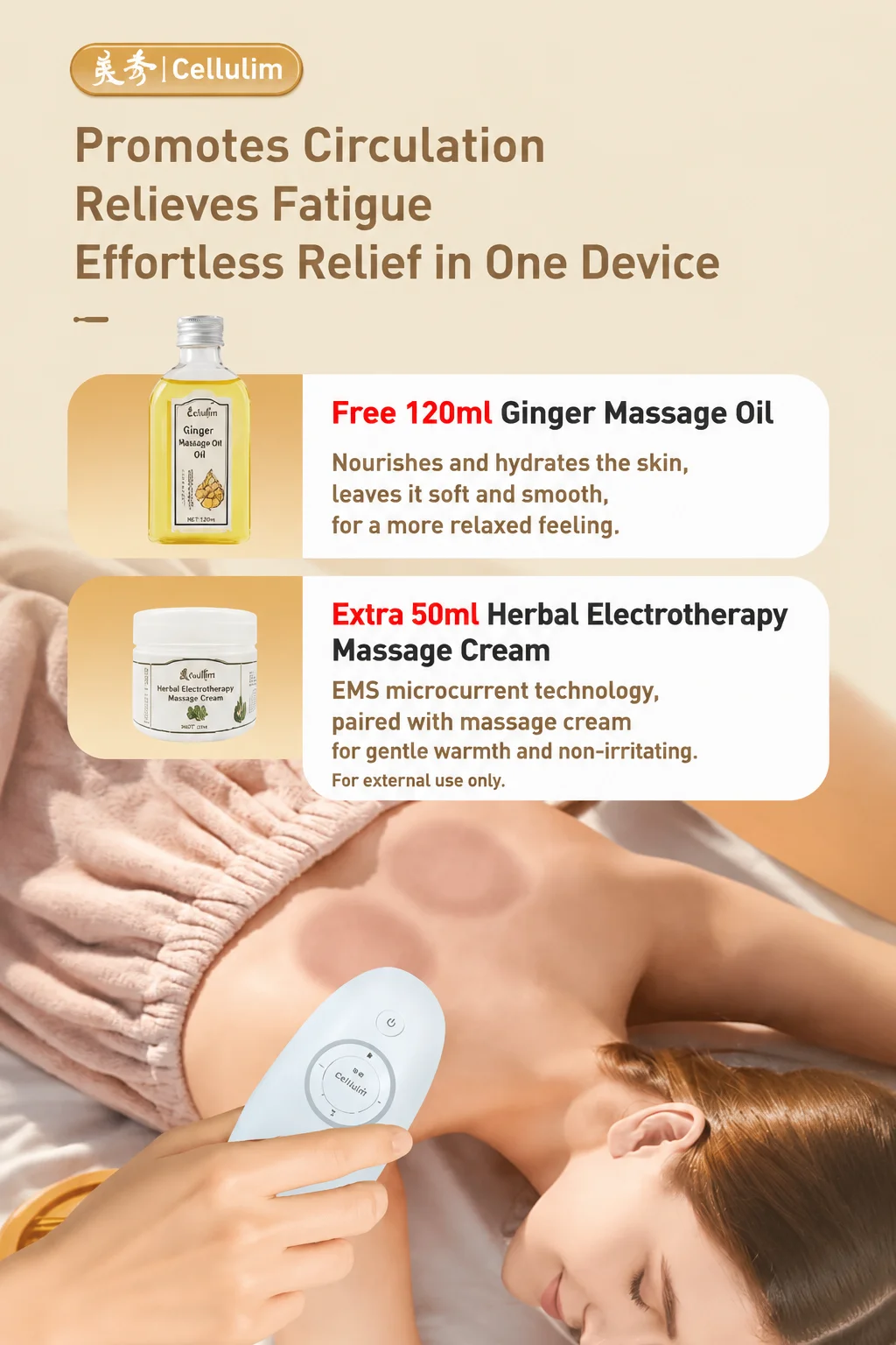 New German Negative Pressure Slimming Massager, Facial Lifting Device, Body Firming Massager, Skin Nutrition Infusion Instrument