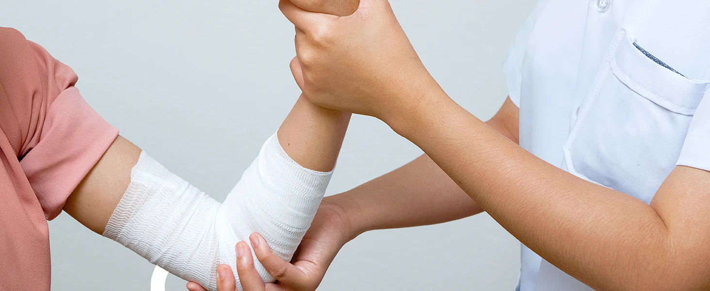 1/5/10 Rolls Absorbent Gauze Cotton Bandage Roll Wound Hemostasis Wrapping Dressing Fixation First Aid Bandage Roll