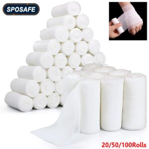 Elastic Bandage, First Aid Kit Cotton Gauze