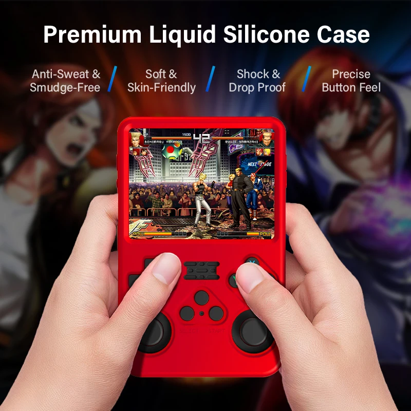 Protective case For R36S Silicone Case Soft 360° drop protection Case For R36s Handheld Game Console Accessories