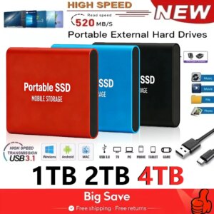 Portable SSD High Speed External Hard Drive