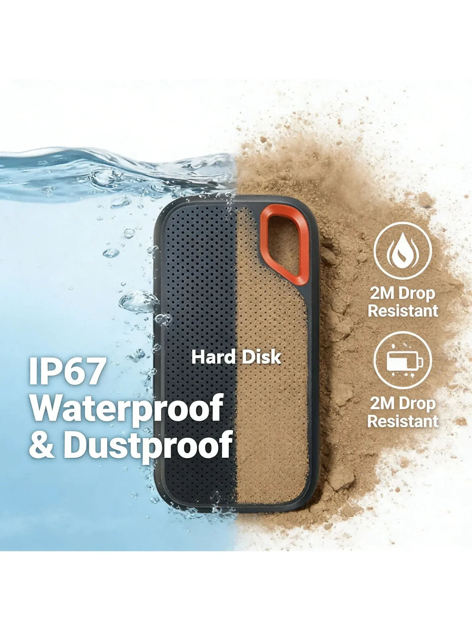 128TB External SSD Portable Solid State Drive 1TB Hard Drive Small Body Big Performance Basic Daily Storage