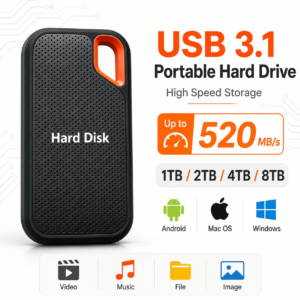 128TB External SSD Portable Solid State Drive