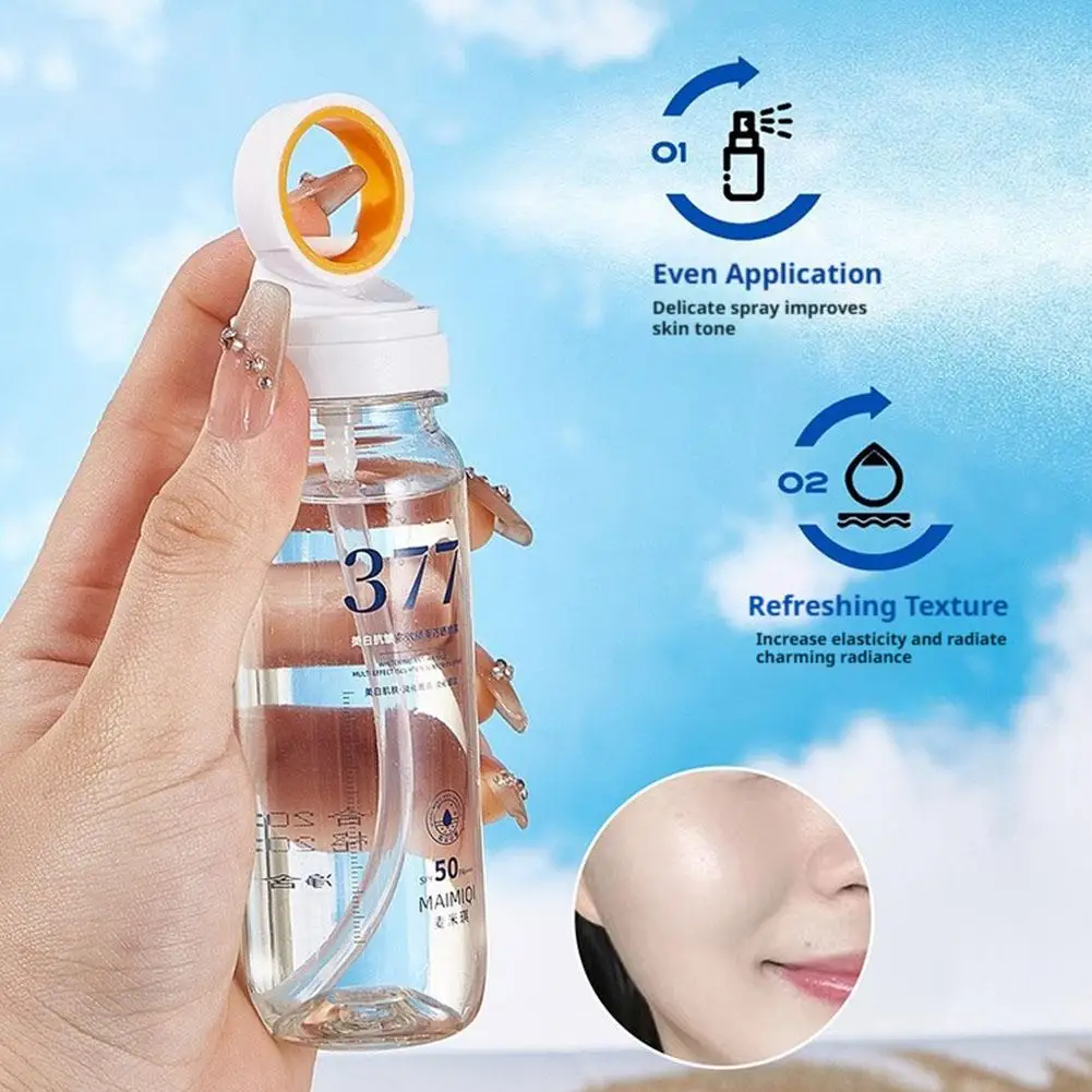 377 Deep Repair Sunscreen Spray Spf50 Plus Effective Isolation Uv Rays Brighten Complexion And Improve Facial Skin Condition