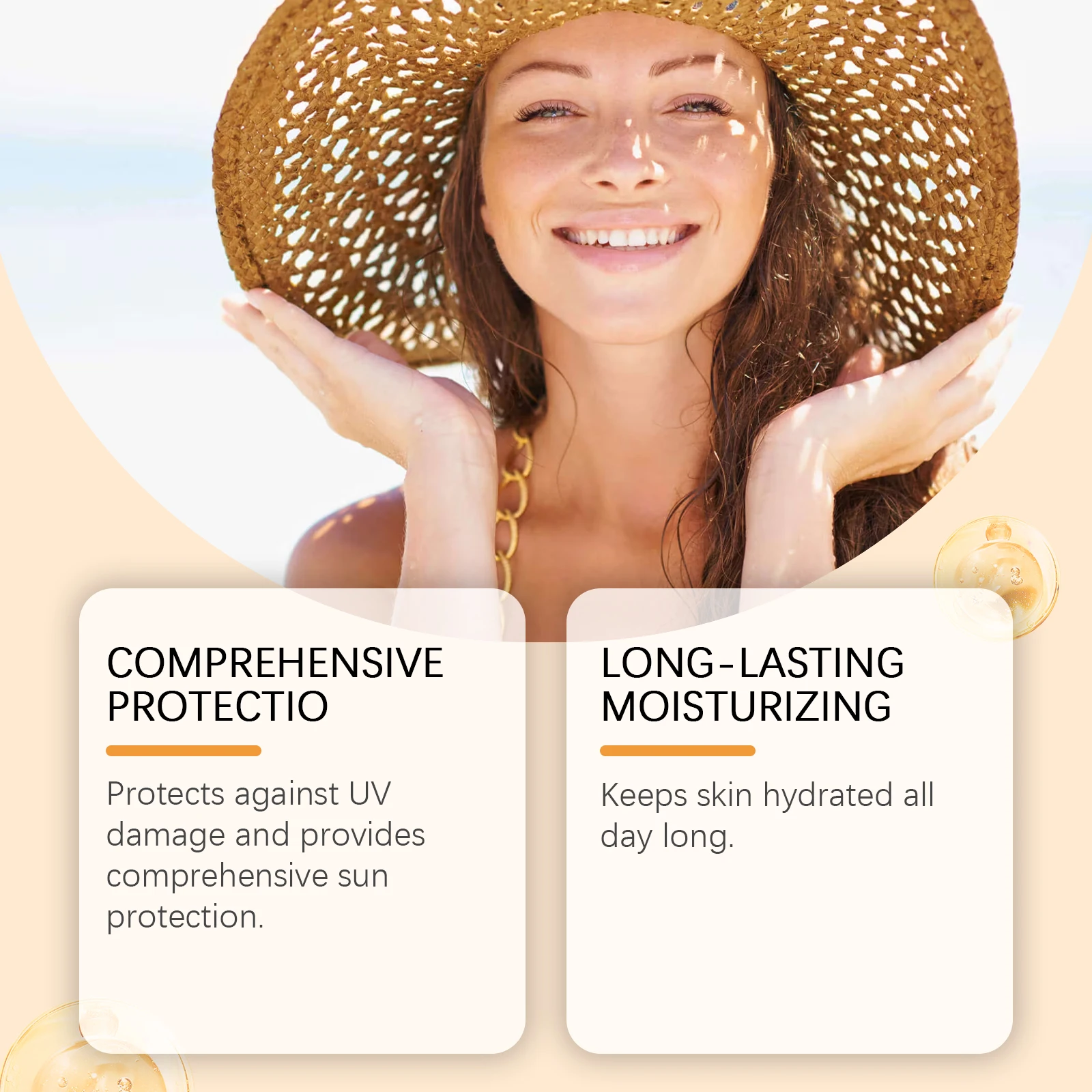 Face Cream Stick Moisturizing Facial Body Sunscreen Matte Sun Stick SPF 50+ UV Protective Cream Refreshing Hydrating Waterproof
