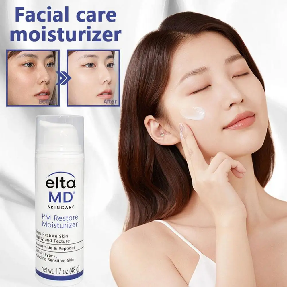 Eltamd 48ml Facial Sunscreen SPF46 UV Sunscreen Anti-Radiation Waterproof&sweatproof Non-greasy for Sensitive and Acne ProneSkin