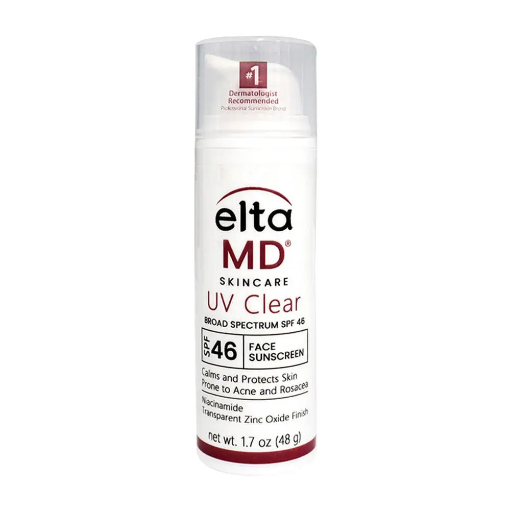 Eltamd 48ml Facial Sunscreen SPF46 UV Sunscreen Anti-Radiation Waterproof&sweatproof Non-greasy for Sensitive and Acne ProneSkin