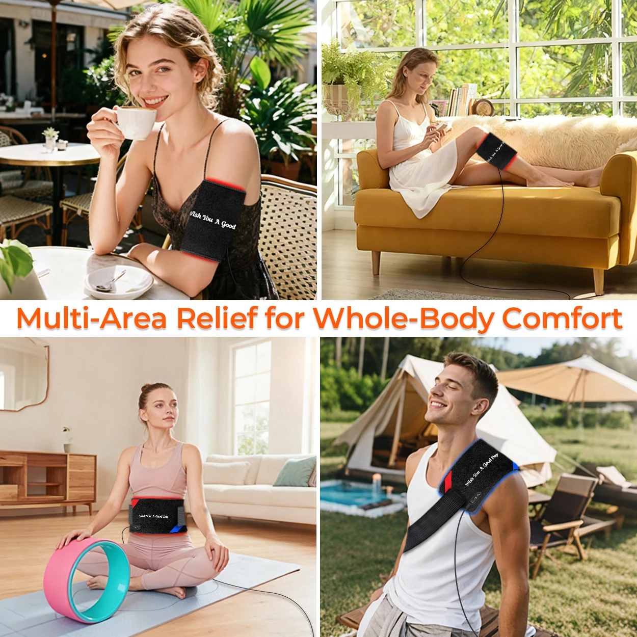 90 LEDs Blue Infrared Red Light Therapy Belt 460nm 660nm 850nm For Skin Care Relieve Waist Back Shoulder Arm Muscle Body Pain 90 LEDs Blue Infrared Red Light Therapy Belt 460nm 660nm 850nm For Skin Care Relieve Waist Back Shoulder Arm Muscle Body Pain