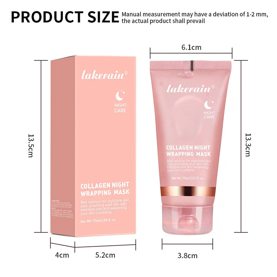 Korean Deep Collagen Mask Peel Off Mask Face Anti Wrinkle Lifting Skin Care Masks Bio Pack Night Wrapping Woman Overnight Skin