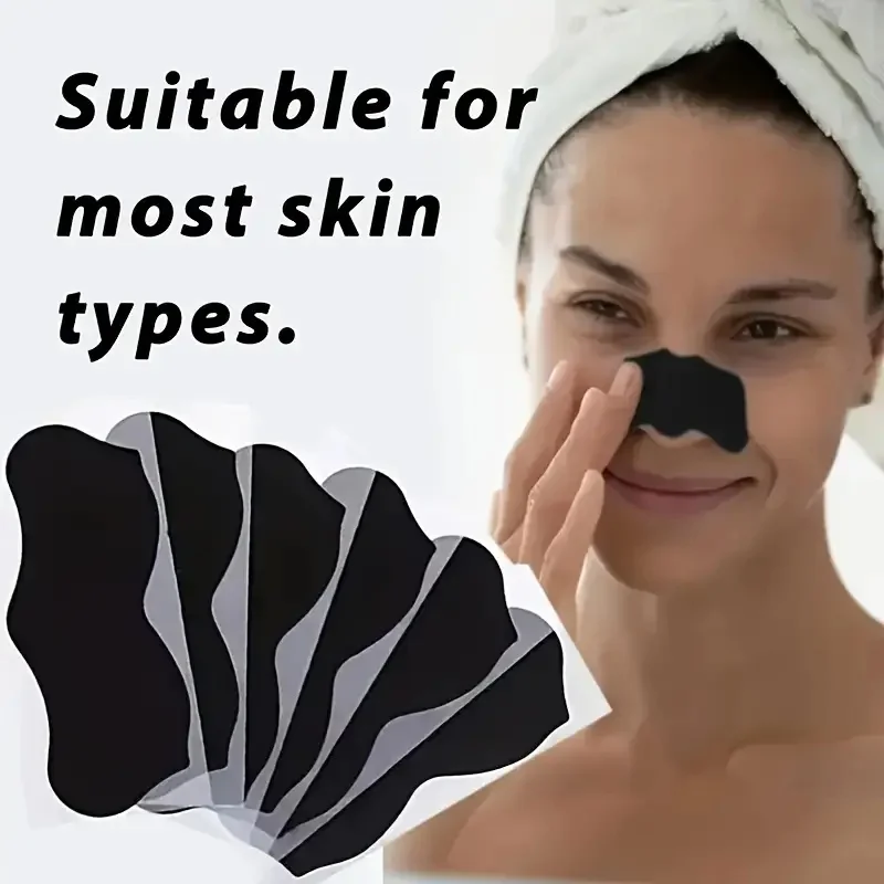 Alcohol-Free Nose Cleaning Strips – Deep Cleansing Pore Patches for Excess Oil Removal Refined Skin, Mild Fragrance-Free