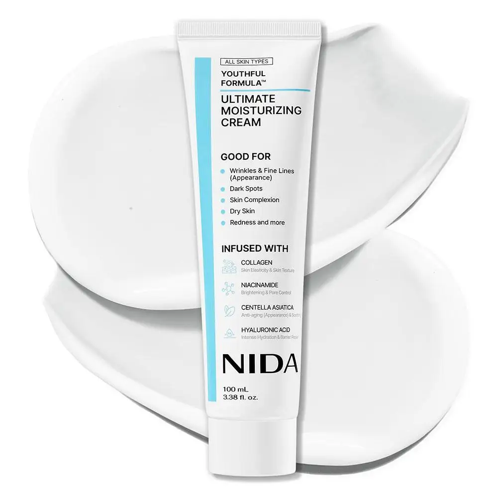 NIDA Daily Moisturizing Nourishing Face Cream Retinol Diminishing Fine Lines Eye Cream Repairs Skin Barrier Propolis Essence