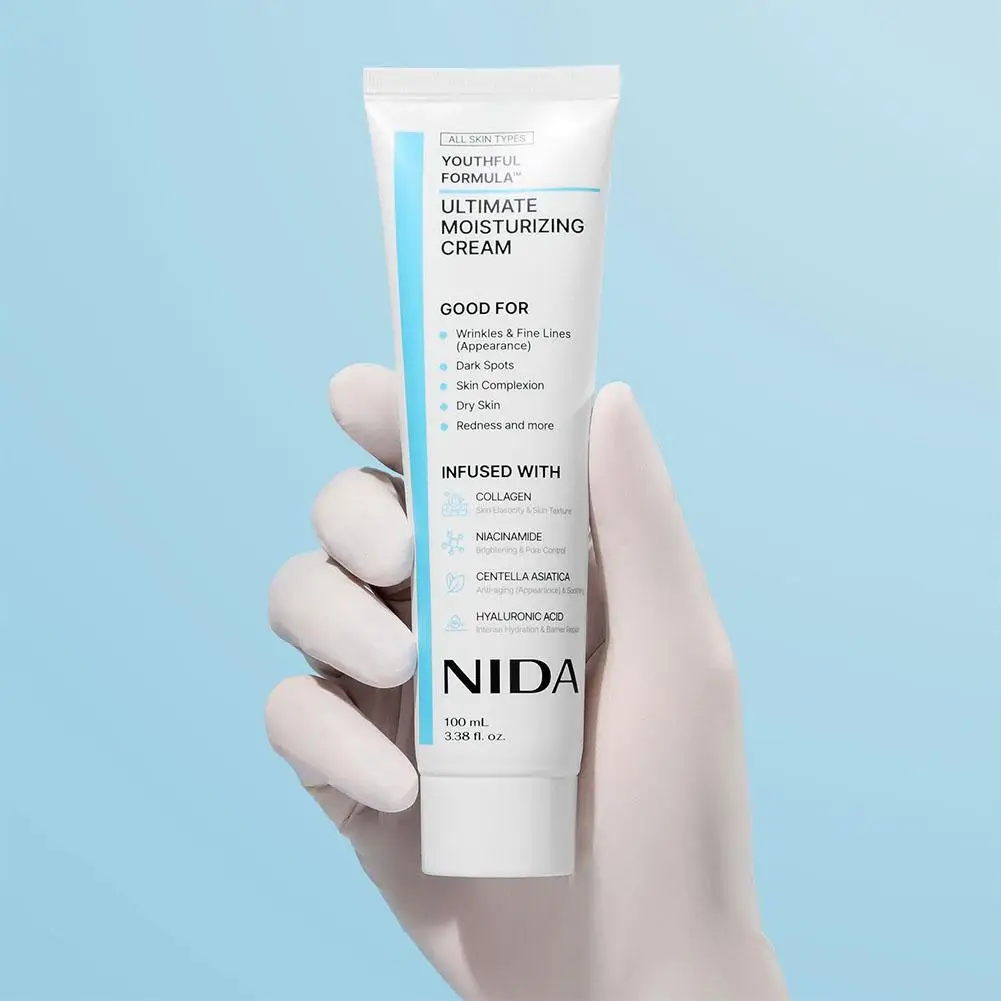 NIDA Daily Moisturizing Nourishing Face Cream Retinol Diminishing Fine Lines Eye Cream Repairs Skin Barrier Propolis Essence