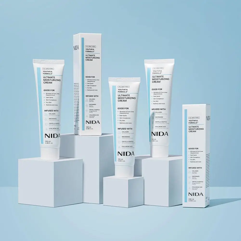 NIDA Daily Moisturizing Nourishing Face Cream Retinol Diminishing Fine Lines Eye Cream Repairs Skin Barrier Propolis Essence
