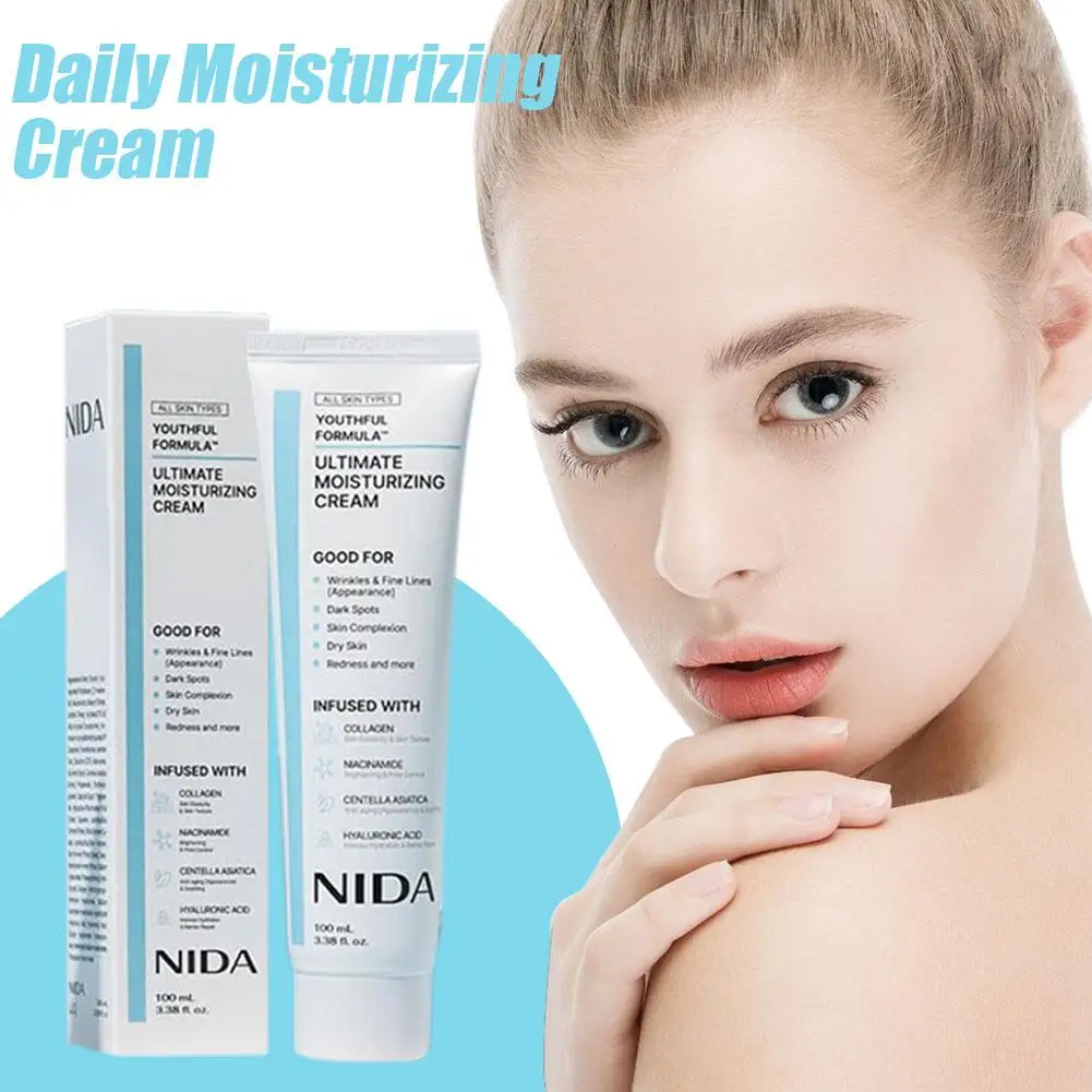 NIDA Daily Moisturizing Nourishing Face Cream Retinol Diminishing Fine Lines Eye Cream Repairs Skin Barrier Propolis Essence